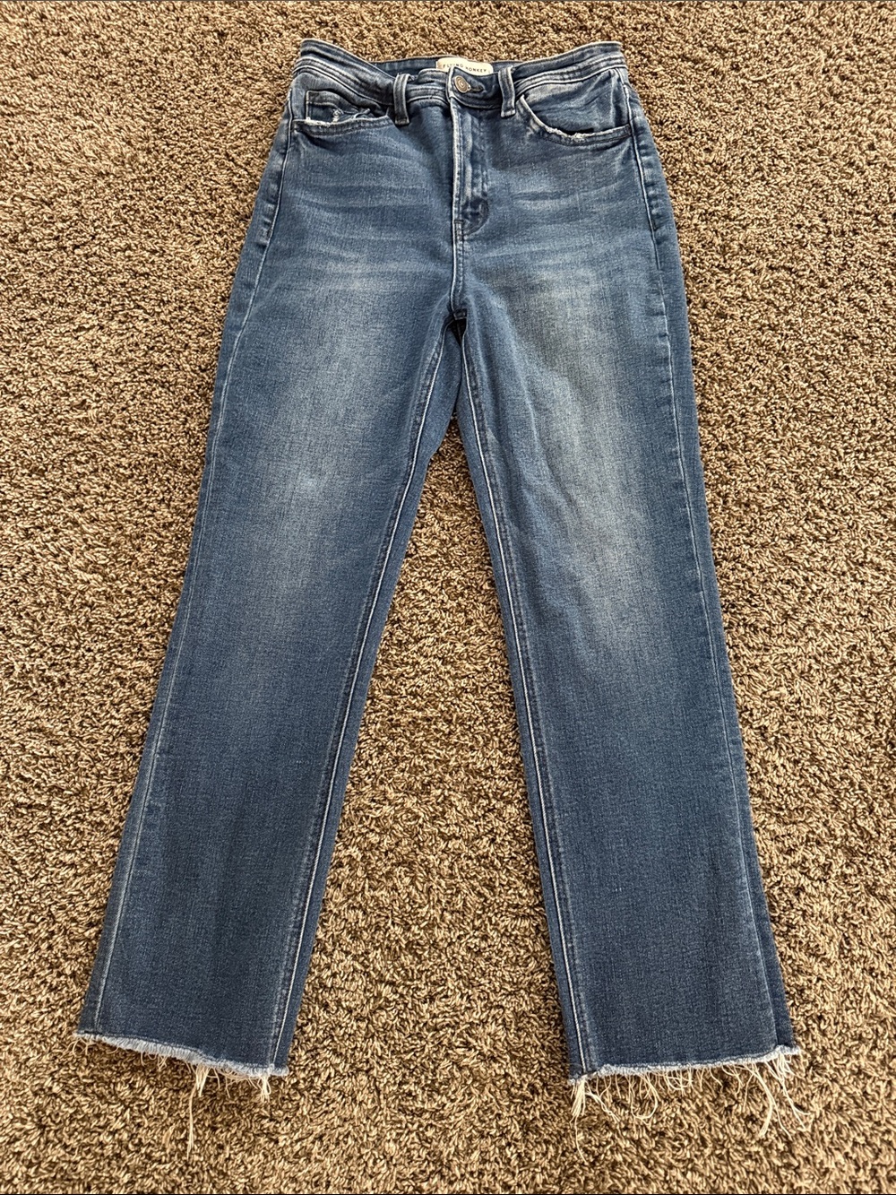 Flying Monkey Classic Straight-Leg Women’s Jeans in Medium Blue